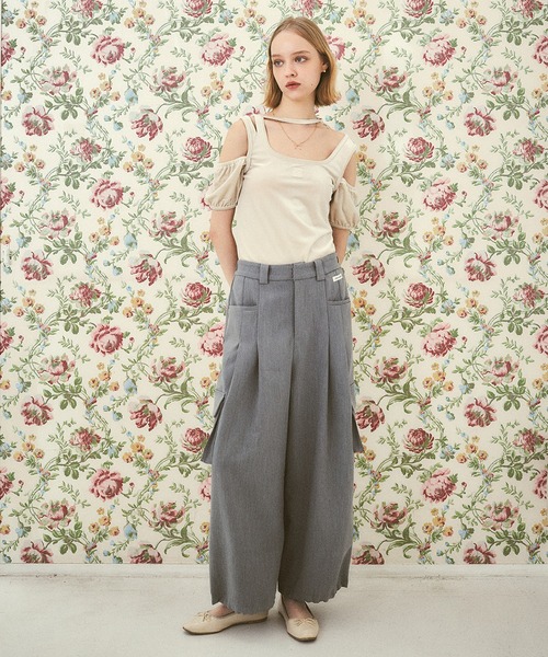 「RUBY AND YOU」 半袖カットソー FREE ナチュラル レディース_画像6