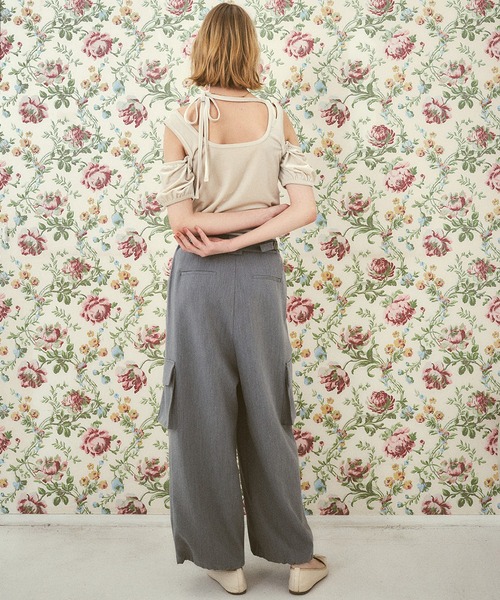 「RUBY AND YOU」 半袖カットソー FREE ナチュラル レディース_画像8