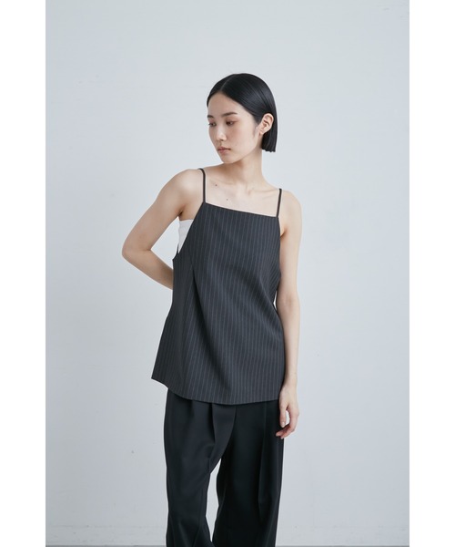 「MIESROHE」 キャミソールブラウス ONE SIZE ブラウン レディース_画像3