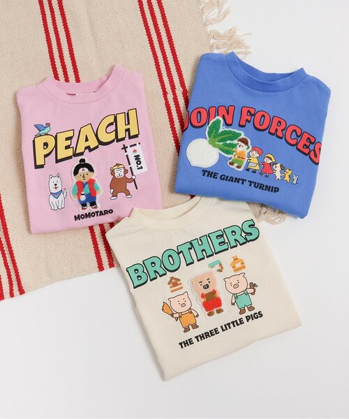 BREEZE（ブリーズ） tシャツ おはなしサガラワッペンロンT_ジュニア