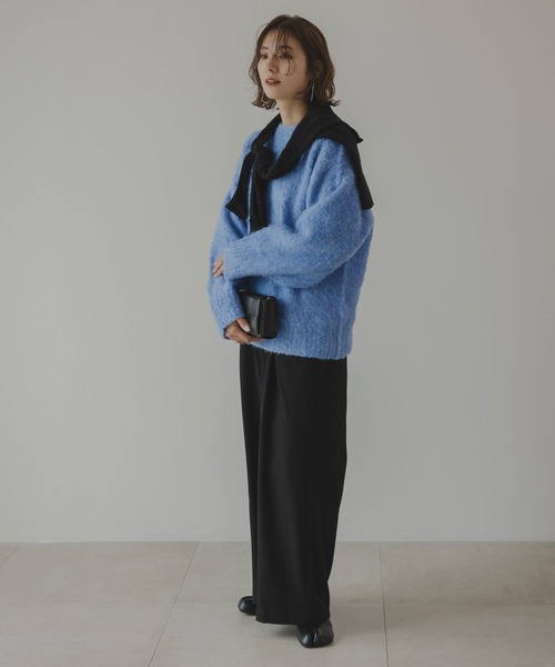 「rectangle」 長袖ニット FREE ピンク レディース_画像3