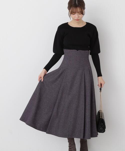 「PROPORTION BODY DRESSING」 長袖ニット FREE ブルー レディース_画像5