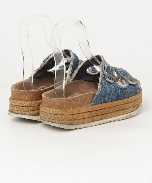 「Jeffrey Campbell」 フラットサンダル 37 ネイビー レディース_画像2