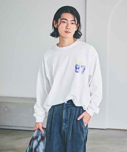 「BAYFLOW」 長袖Tシャツ MEDIUM ブラック メンズ_画像5