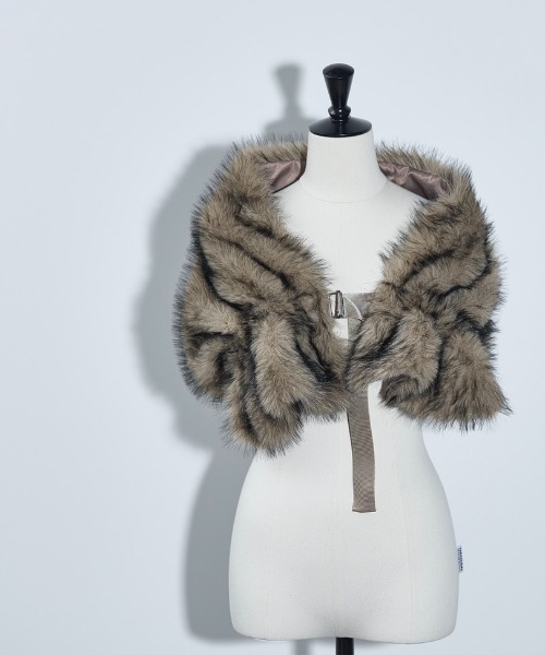 「THE YOn」 ストール FREE ベージュ レディース_画像9