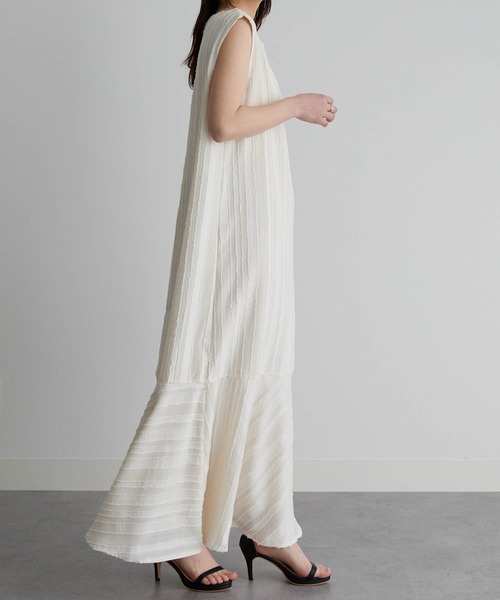 「RANAN」 半袖ワンピース LL ブラック レディース_画像3