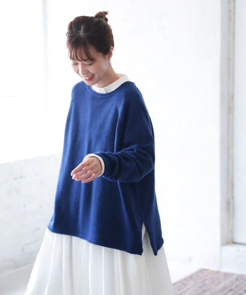 「soulberry」 長袖ニット M ブルー レディース_画像6