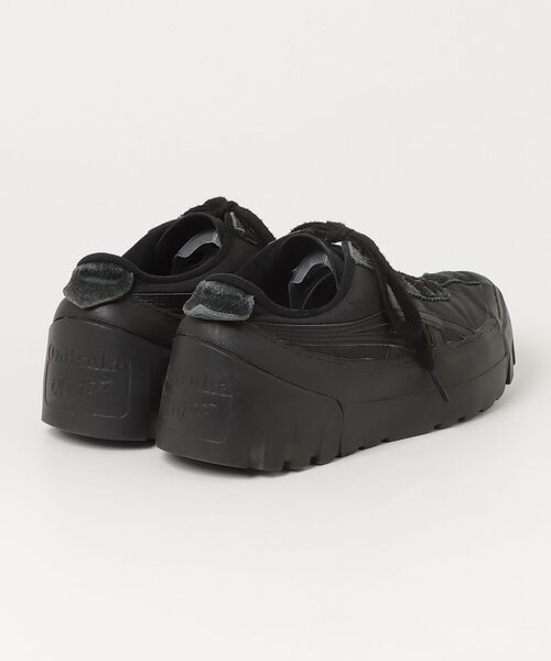 「Onitsuka Tiger」 ローカットスニーカー 24.5 ブラック×ブラック レディースの画像