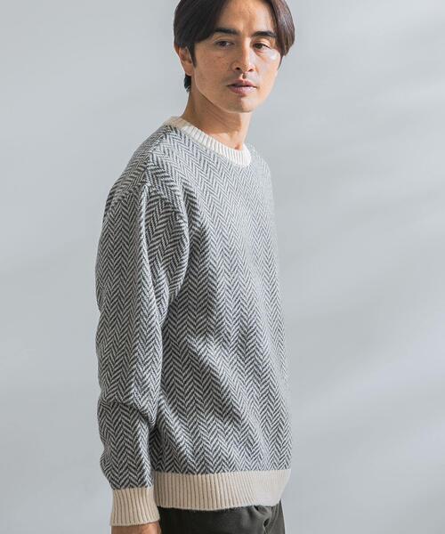 「URBAN RESEARCH ROSSO MEN」 長袖ニット X-LARGE アイボリー メンズ_画像6