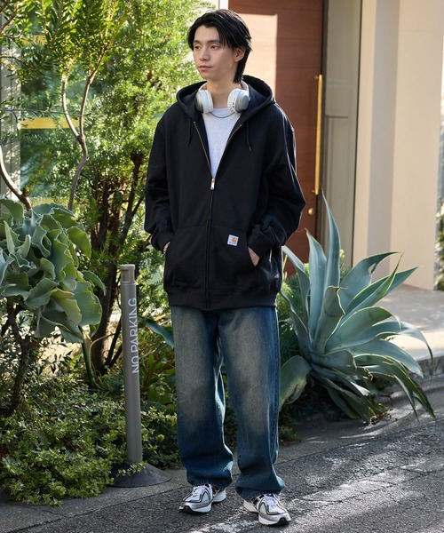 Carhartt（カーハート） ジップアップパーカー M グレー メンズ