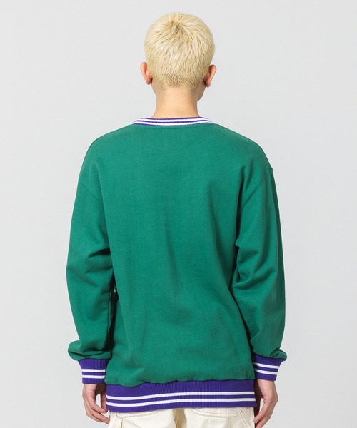 「XLARGE」 スウェットカットソー M ネイビー メンズ_画像2