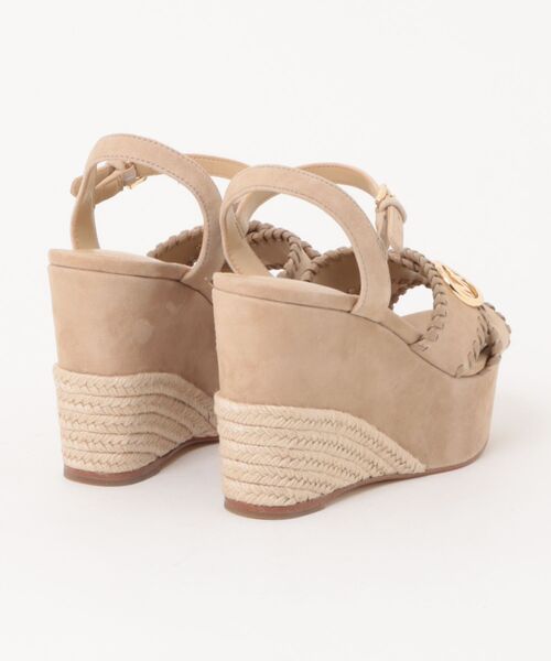 MICHAEL KORS スポーツサンダル ベージュ MICHAEL KORS（マイケルコース） サンダル HANNAH WEDGE SANDAL Sandal