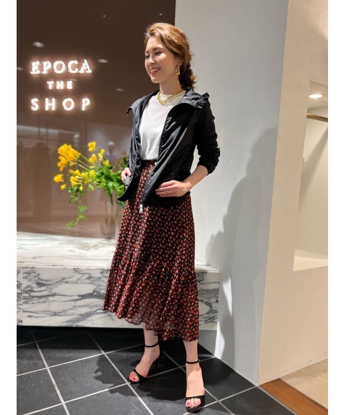 「EPOCA THE SHOP」 スカート 38 ベージュ レディース_画像5