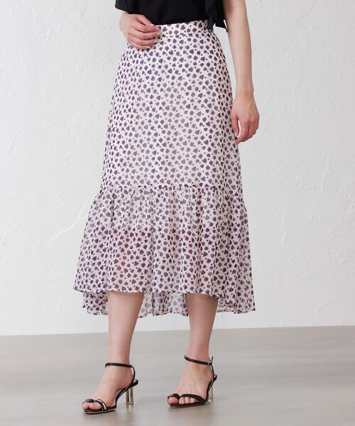 「EPOCA THE SHOP」 スカート 38 ベージュ レディース_画像6