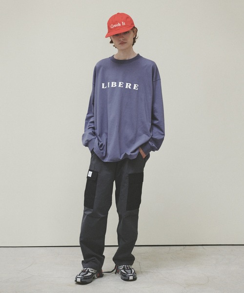 「LIBERE」 長袖Tシャツ LARGE ブルー系その他 メンズの画像