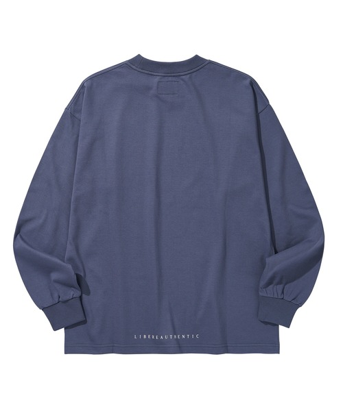 「LIBERE」 長袖Tシャツ LARGE ブルー系その他 メンズの画像