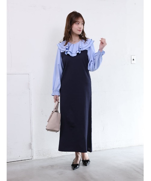 fifth（フィフス） ワンピース 「cho____07セレクト」 衿元フリル異