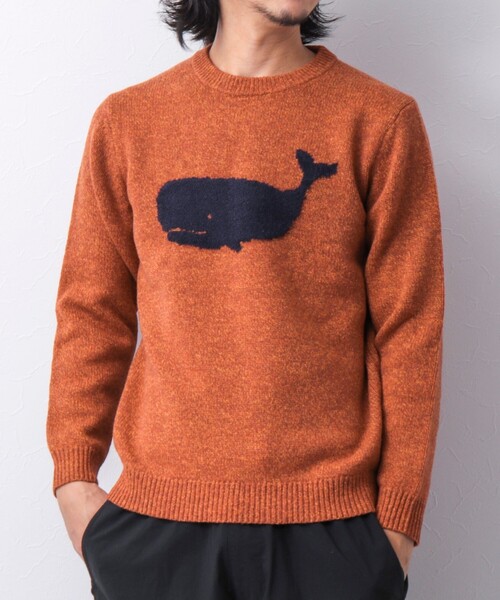 「NOLLEY'S goodman」 長袖ニット M グレー メンズ_画像2