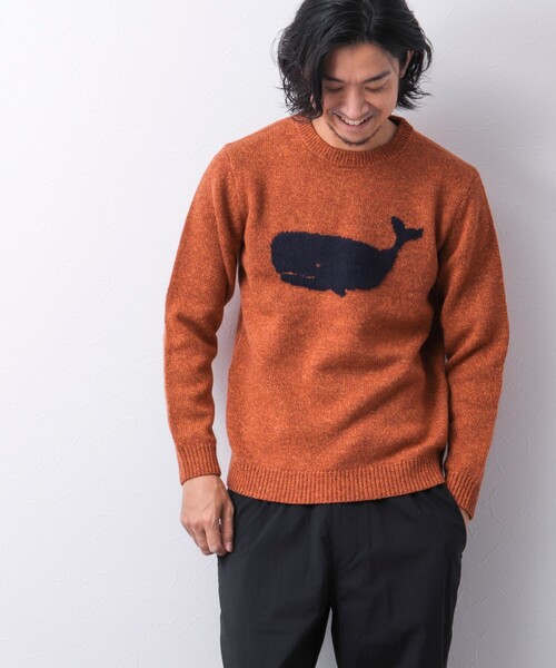 「NOLLEY'S goodman」 長袖ニット M グレー メンズ_画像3