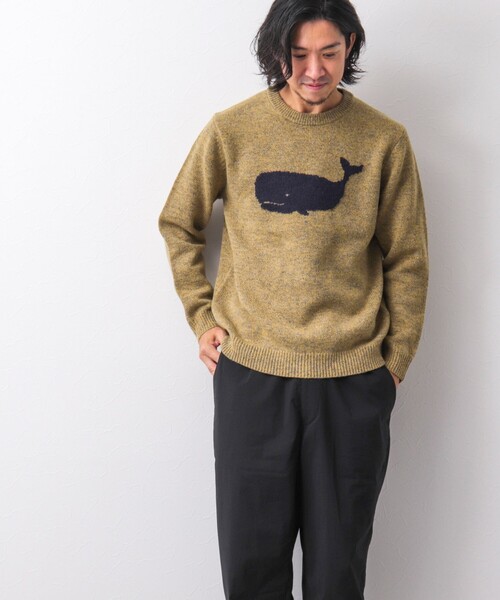 「NOLLEY'S goodman」 長袖ニット M グレー メンズ_画像8