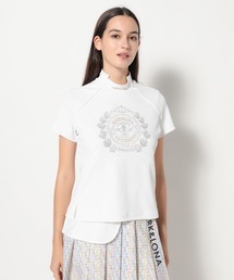 MARK&LONA（マークアンドロナ） tシャツ 半袖 Reale Crystal Mock
