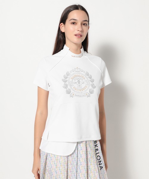 MARK&LONA（マークアンドロナ） tシャツ 半袖 Reale Crystal Mock