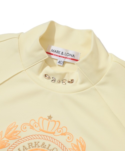 MARK&LONA（マークアンドロナ） tシャツ 半袖 Reale Crystal Mock