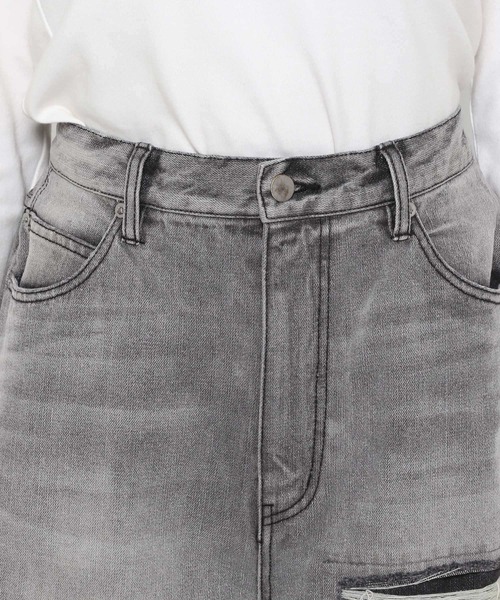 「Anui」 デニムパンツ SMALL ブルー レディース_画像2