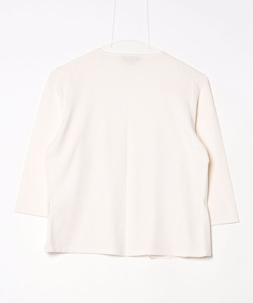 「LANVIN collection」 ニットカーディガン 40 ホワイト レディース_画像2