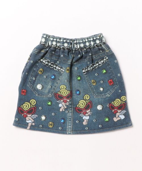 ＨＹＳ SUPER HYSTERIC柄 キュロットデニムスカート HYSTERIC MINI（ヒステリックミニ） スカート SHINE LIKE A JEWERLY