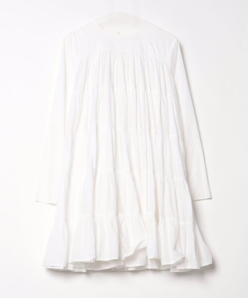 「merlette」 長袖ワンピース X-SMALL ホワイト レディース