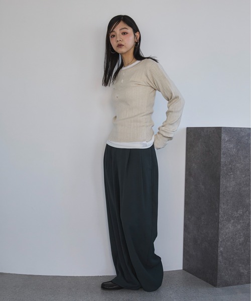 「feepur」 スラックス SMALL ベージュ レディース_画像8