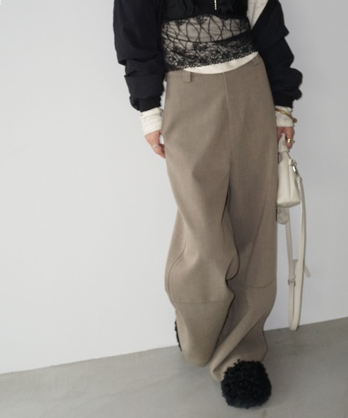 「chuclla」 パンツ M ベージュ レディース_画像4