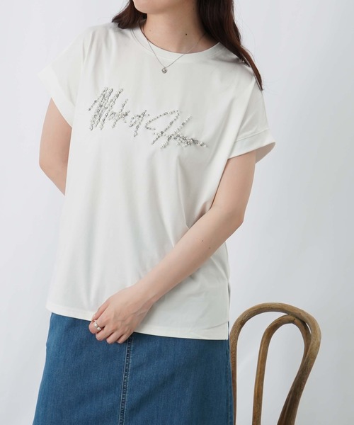 LADY LUCK LUCA（レディラックルカ） tシャツ 半袖 LC/LLL ロゴパール
