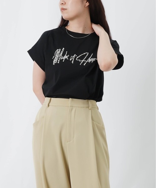 LADY LUCK LUCA（レディラックルカ） tシャツ 半袖 LC/LLL ロゴパール