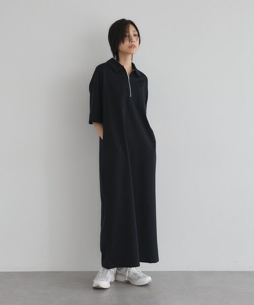 ワンピース 夏 「日本製」ポロ襟ZIP付ワンピース : ZOZOTOWN Yahoo!店