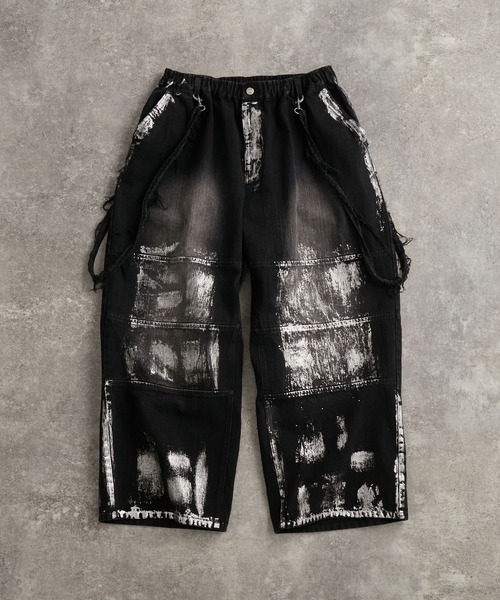 「ADRER」 デニムパンツ X-SMALL ブラック メンズ_画像3