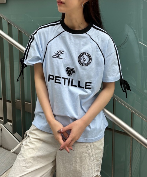 「Birthday room」 半袖Tシャツ FREE ライトブルー レディース_画像7