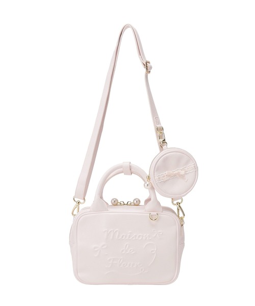 ジョリーフルール　ボストンバッグ Maison de FLEUR（メゾンドフルール） ボストンバッグ ミニポーチ付き