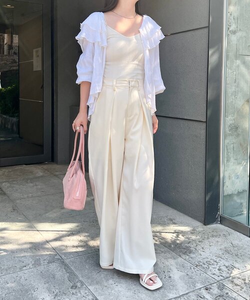 「Kastane」 スラックス 0 ベージュ レディース_画像4