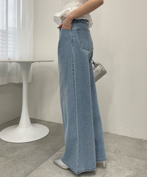 「WEGO」 デニムパンツ SMALL ブラック レディース_画像5