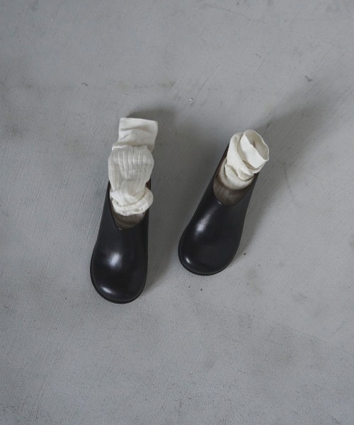 anuke（アンヌーク） シューズ anuke Ecoleather Heel Slip-ons