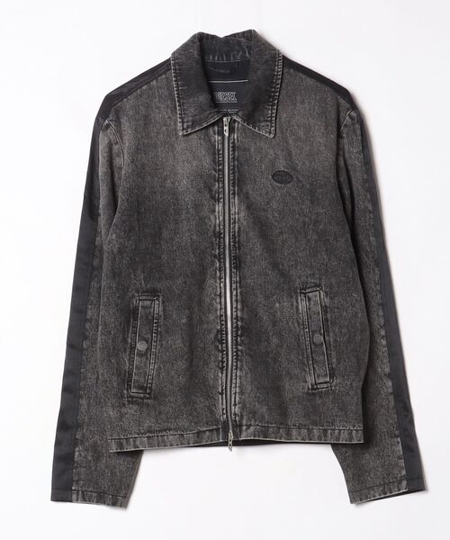 DIESEL(ディーゼル) デニムジャケット 46 ブラック メンズ DIESEL(ディーゼル) デニムジャケット 46 ブラック メンズ