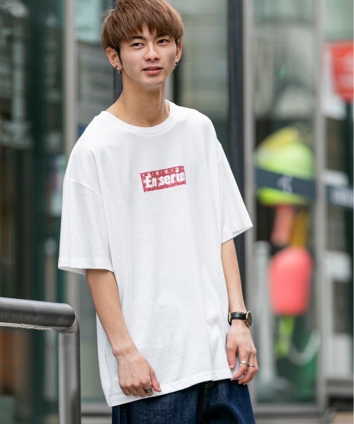 tシャツ Tシャツ JAPANクラフト BOXロゴ ビッグシルエット Tシャツ770円
