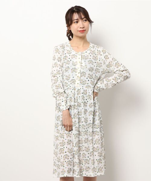 得価好評 ワンピース やわらかでしなやかなワッフル素材 ワンピース マーガレットブーケ柄(M,L) ZOZOTOWN PayPayモール店 - 通販 - PayPayモール 豊富な国産