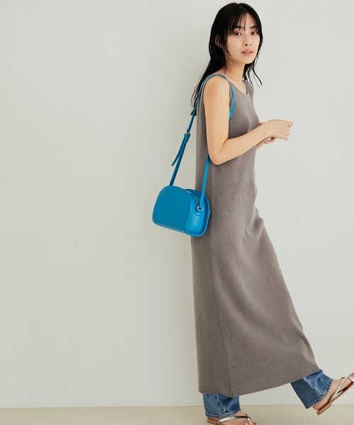 SALON adam et rope' ワンピース 「極上の肌ざわり」リブロング