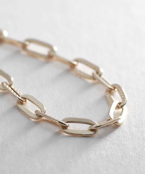 COCOSHNIK（ココシュニック） ネックレス K10中空プレイドケーブル