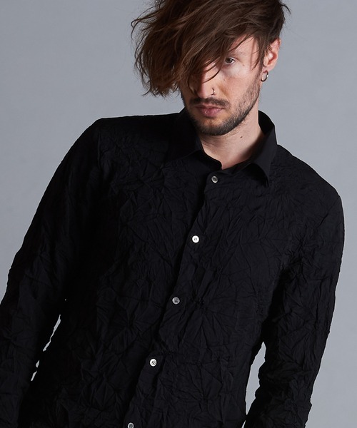 NO ID.（ノーアイディー） シャツ 「NO ID.」Washer Short Collar