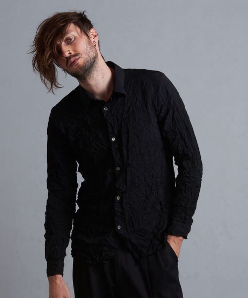 NO ID.（ノーアイディー） シャツ 「NO ID.」Washer Short Collar