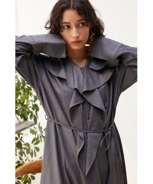 希少 完売 人気商品！春夏服♡ドライタッチクレリックストライプ